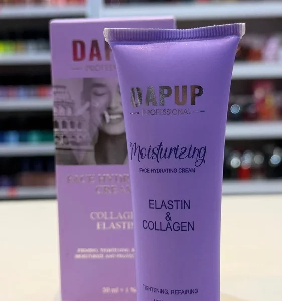کرم مرطوب کننده صورت دپاپ Dapup حاوی کلاژن و الاستین